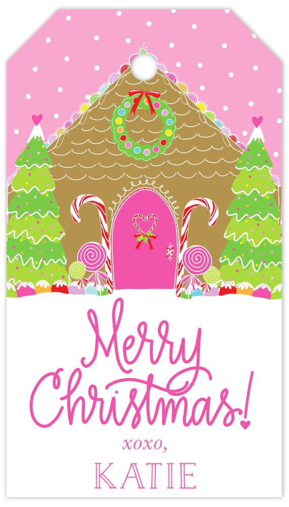 Gingerbread Hanging Gift Tag