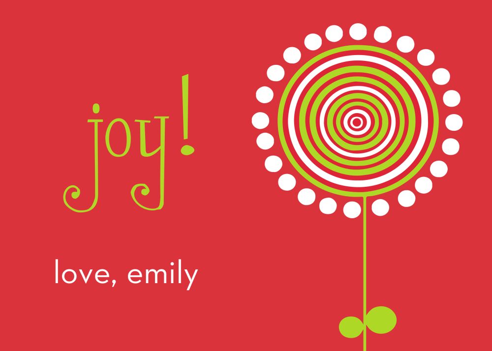 Holiday Lollies Enclosure Card