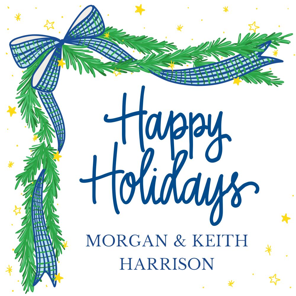 Ribbon Garland Enclosure Card