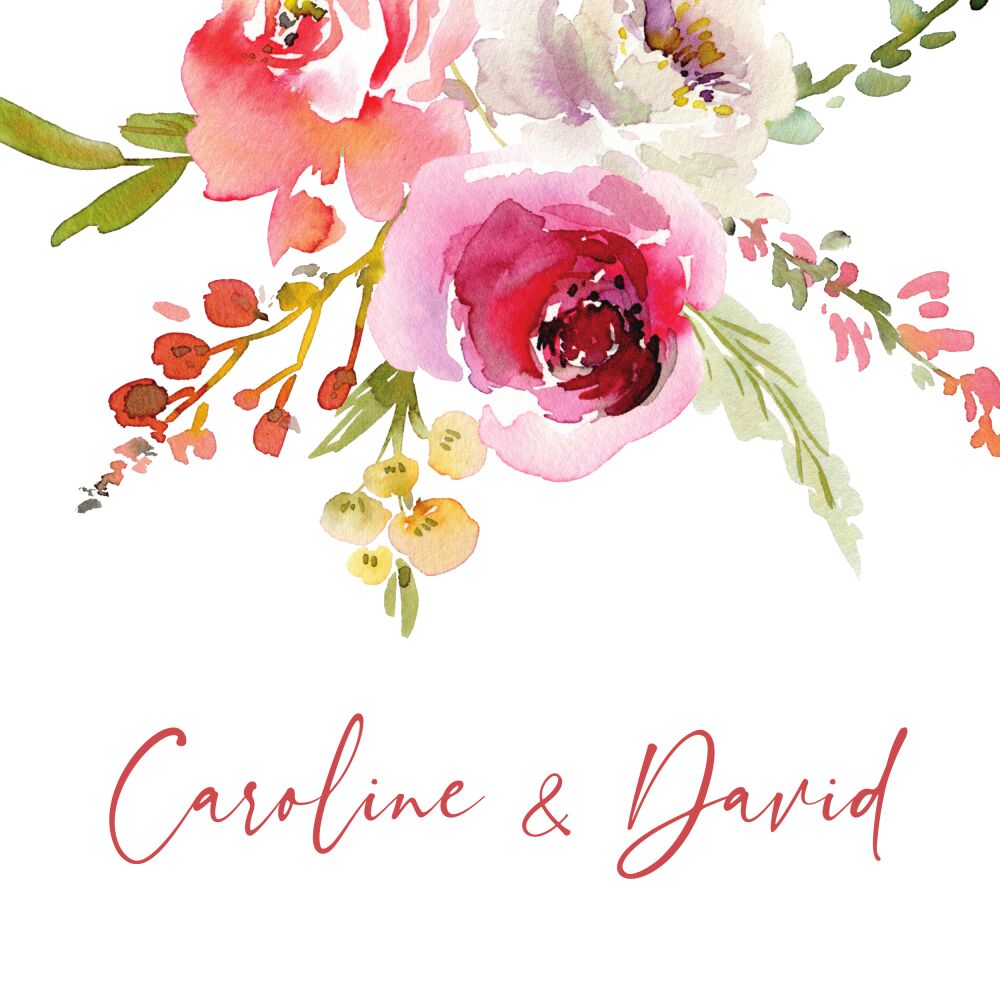 Rosey Dawn Enclosure Card