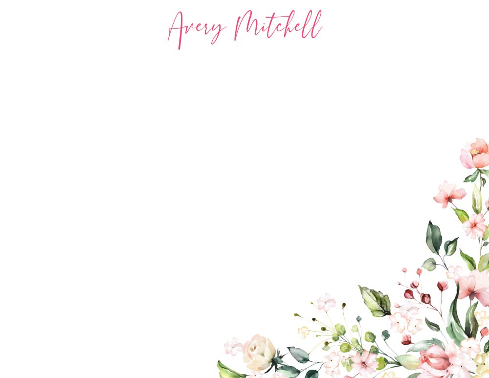 Blush Garden Flat Note