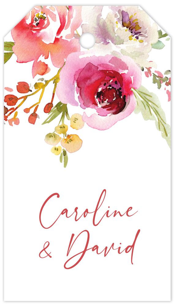 Rosey Dawn Hanging Gift Tag