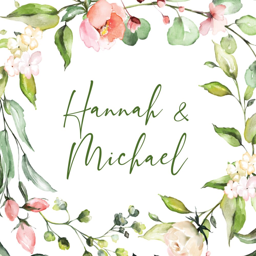 Blush Garden Enclosure Card