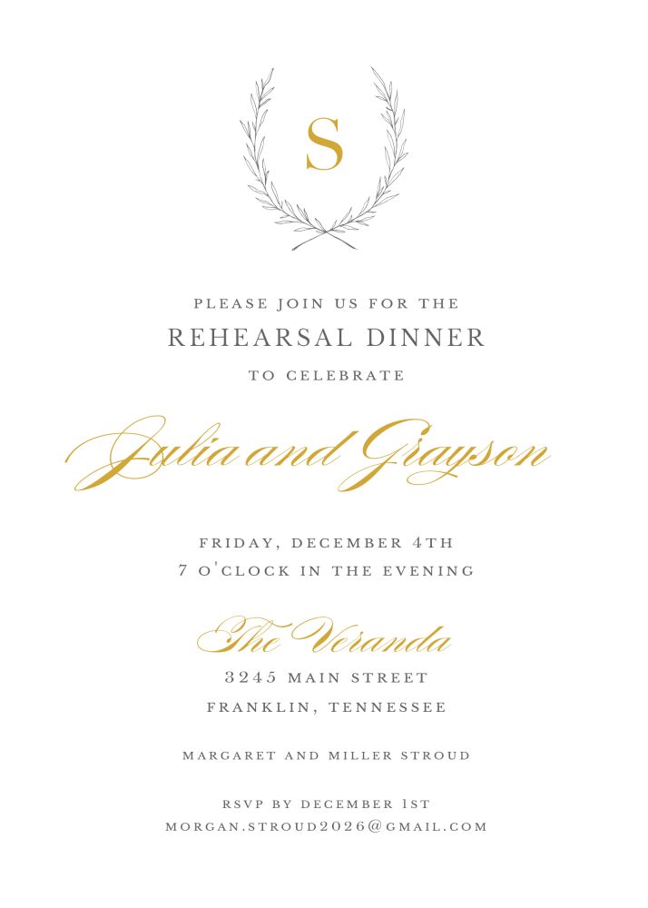 Classic Invitation