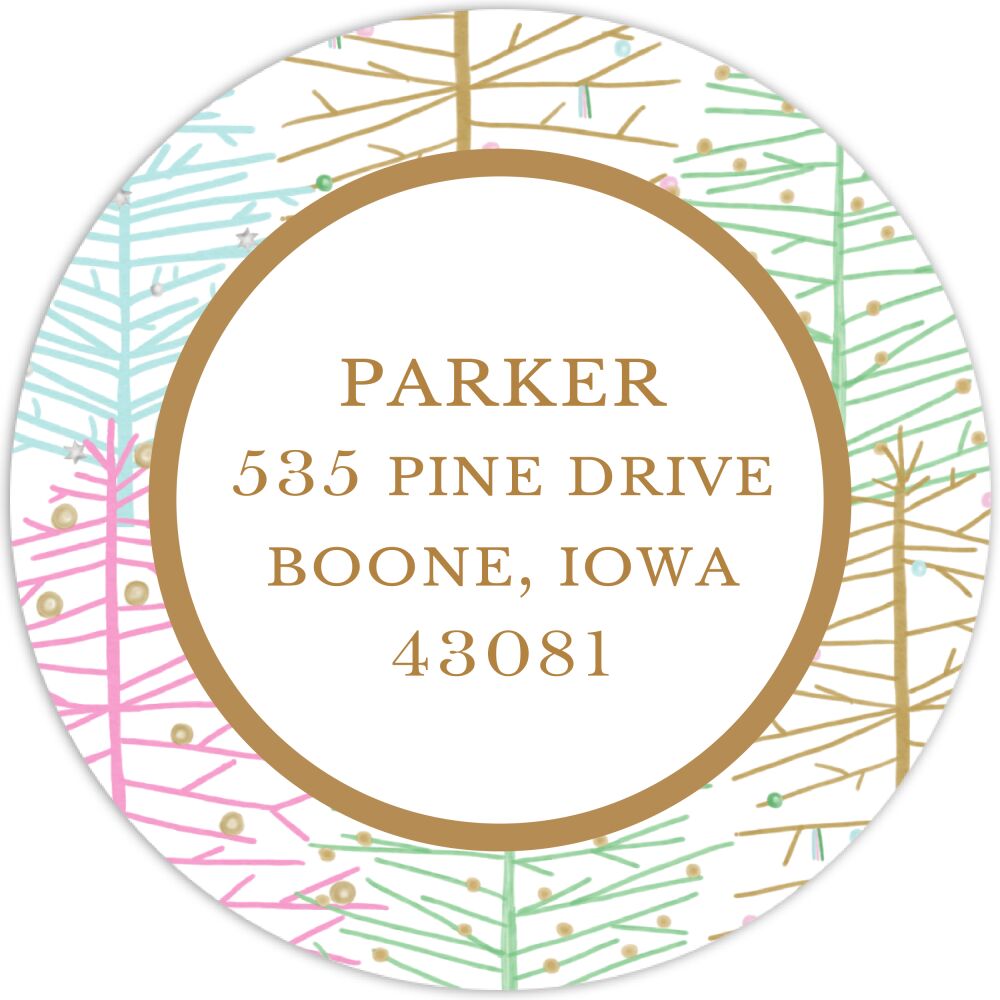 Tinsel Trees Return Address Label