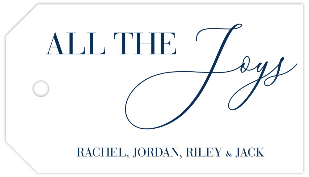 All the Joys Hanging Gift Tag