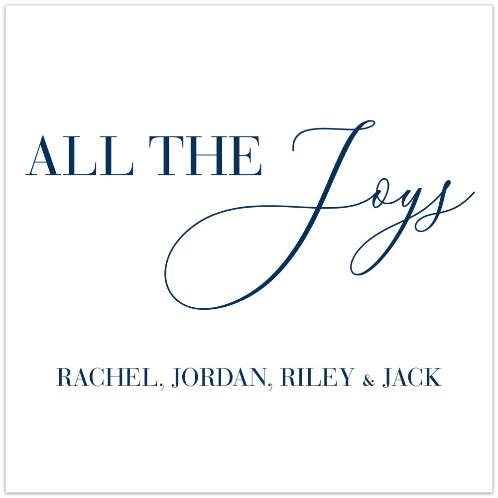 All the Joys Enclosure Card