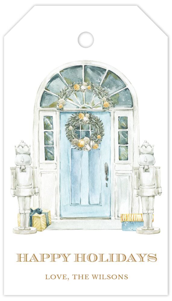 Holiday Entry Hanging Gift Tag