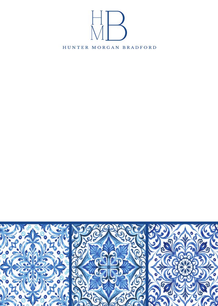Mediterranean Tiles Notepad