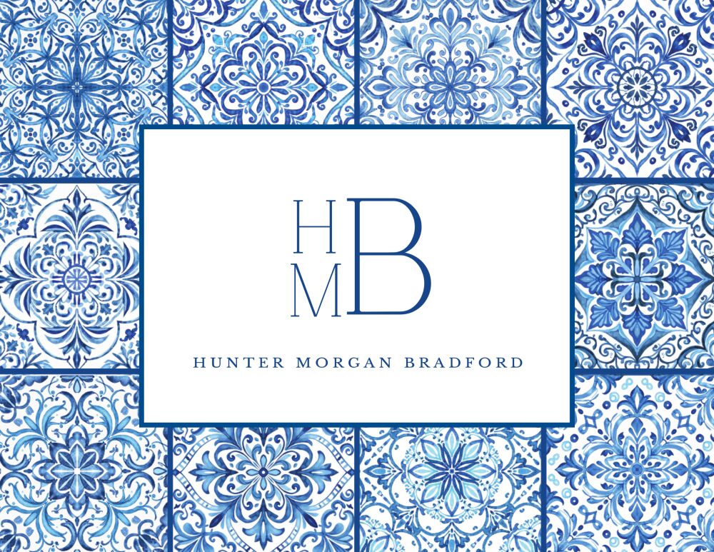 Mediterranean Tiles Folded Note