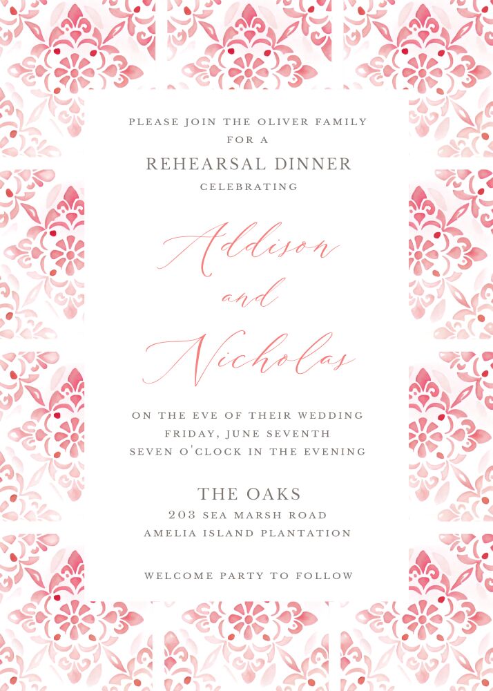 Saltillo Tile Invitation