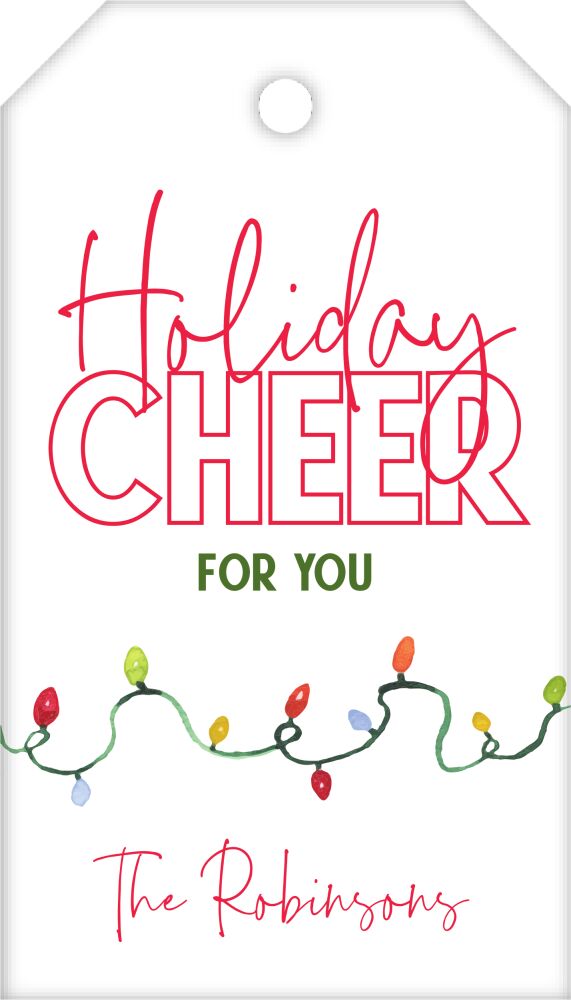 Lights Aglow Hanging Gift Tag