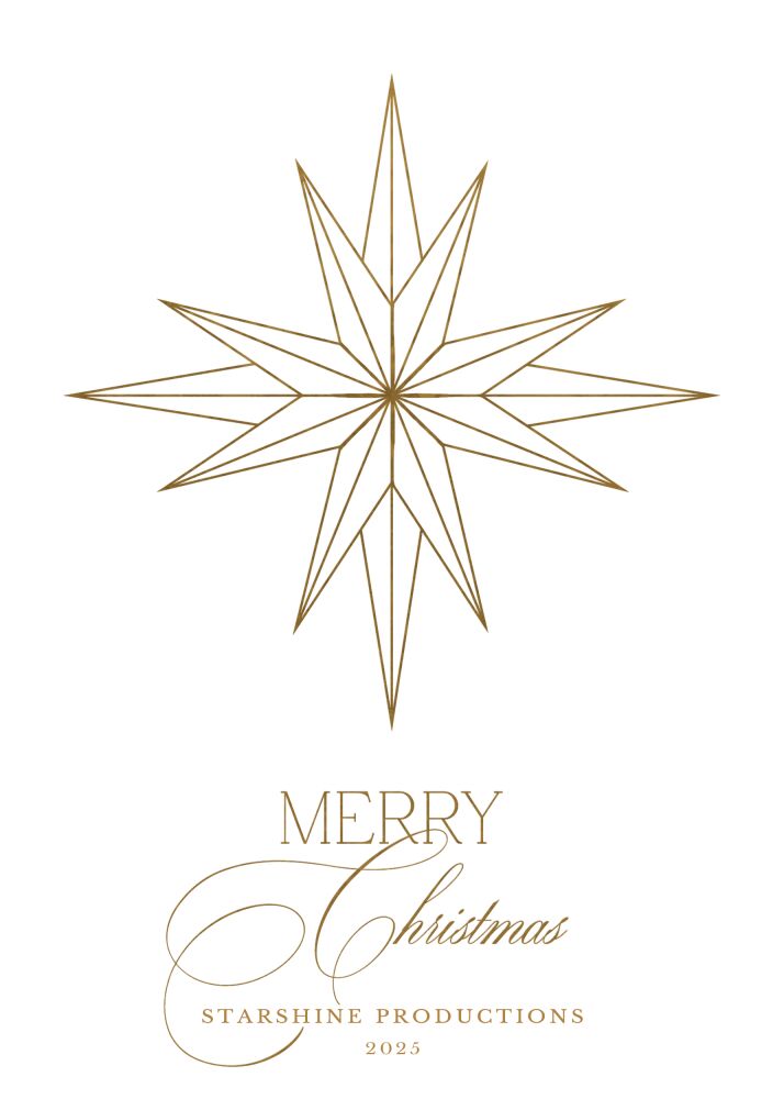 Starshine Foil Pressed Holiday Greeting Card