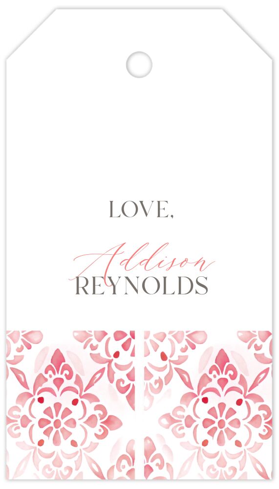 Saltillo Tile Hanging Gift Tag