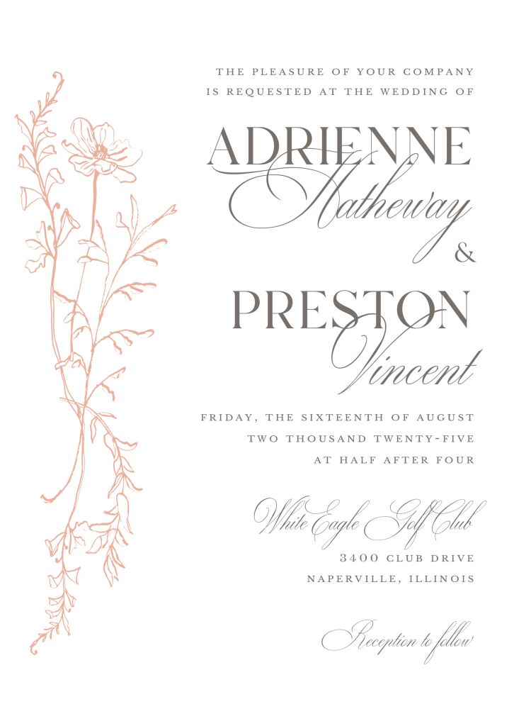 Fiore Invitation