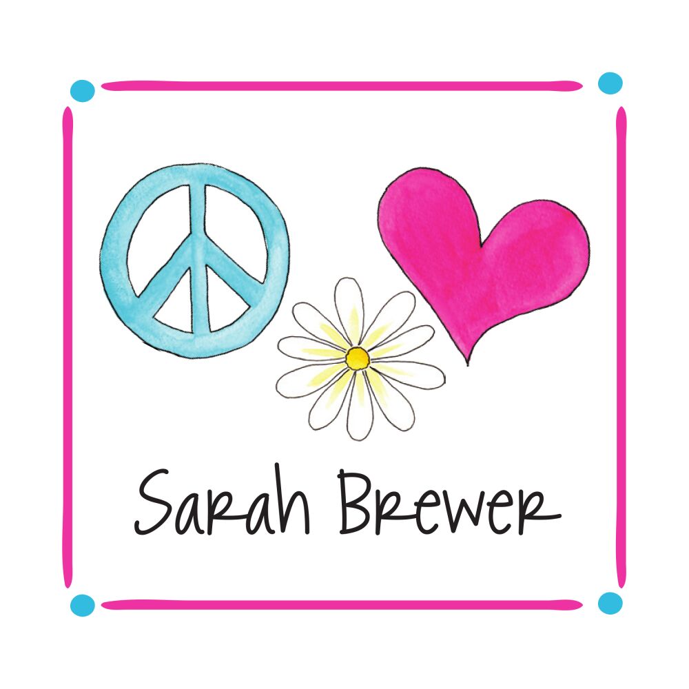 Peace & Love Sticker