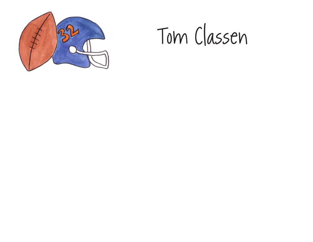 Football Fanatic Flat Note