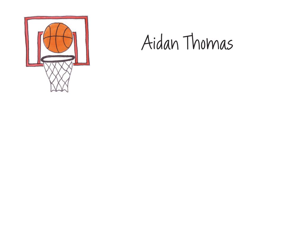 Basketball Star Flat Note