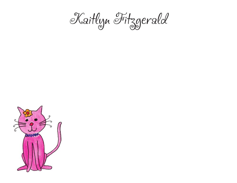 Kitty Kitty Flat Note