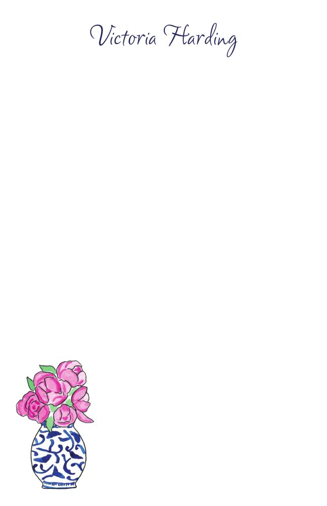Pink Peonies Notepad