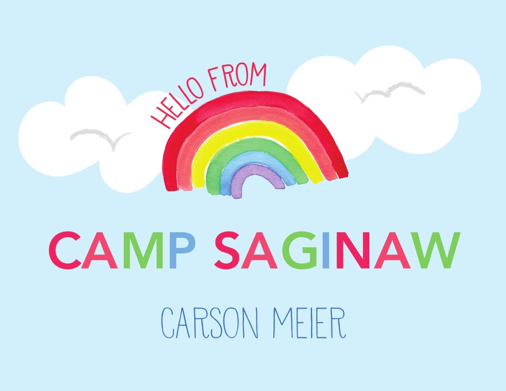 Camp Rainbow Camp Postcard