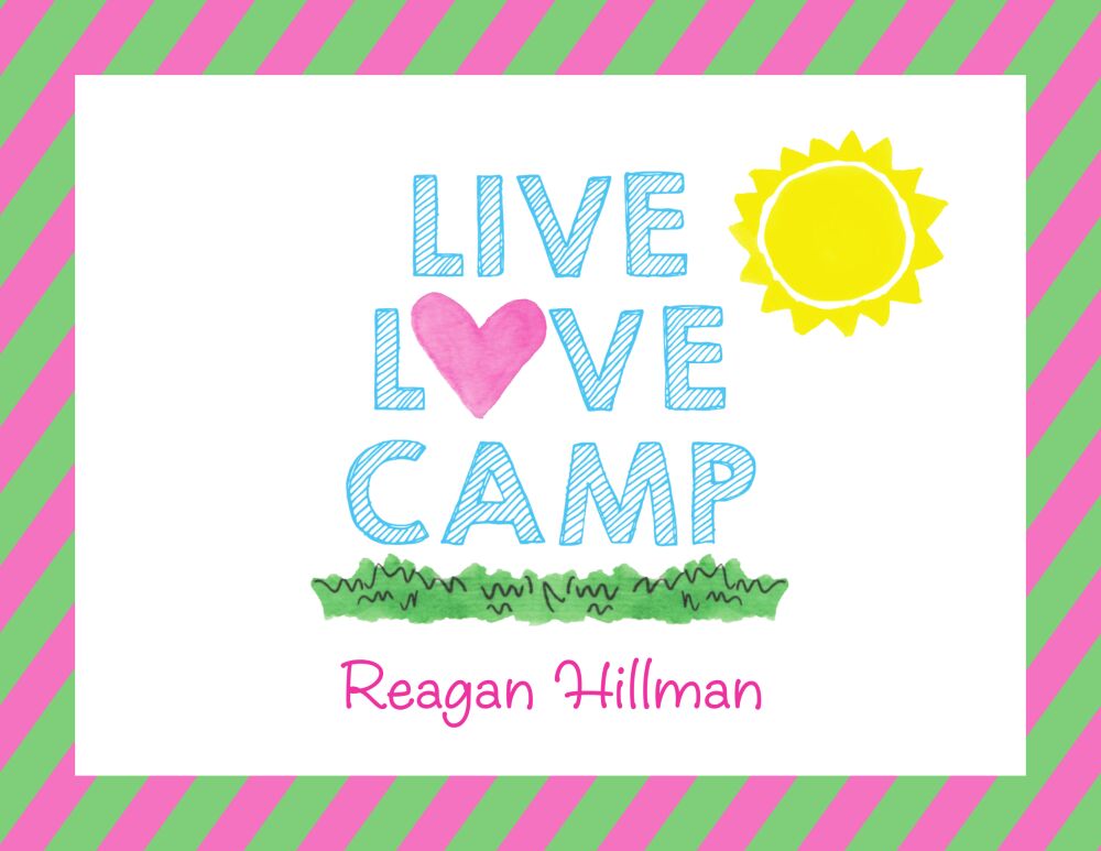 Live Love Camp Camp Postcard