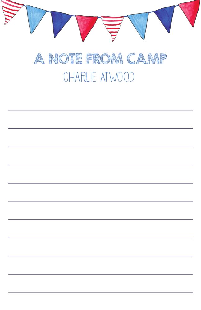 Camp Flags Notepad