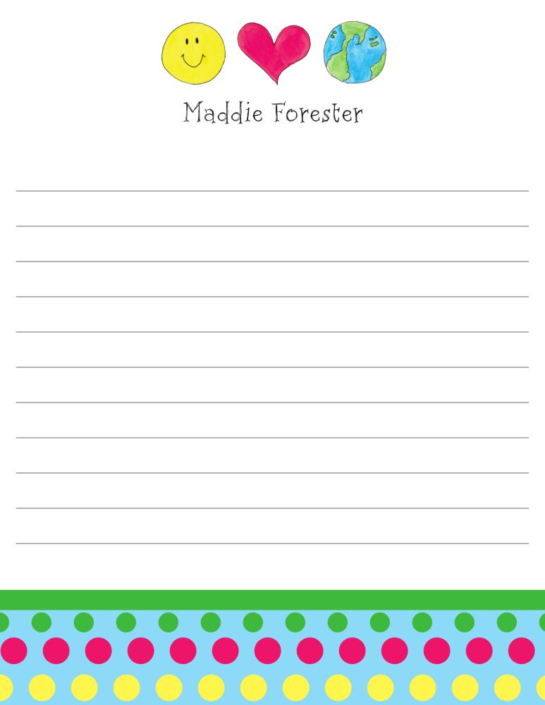 Love Our Earth Lined Notepad