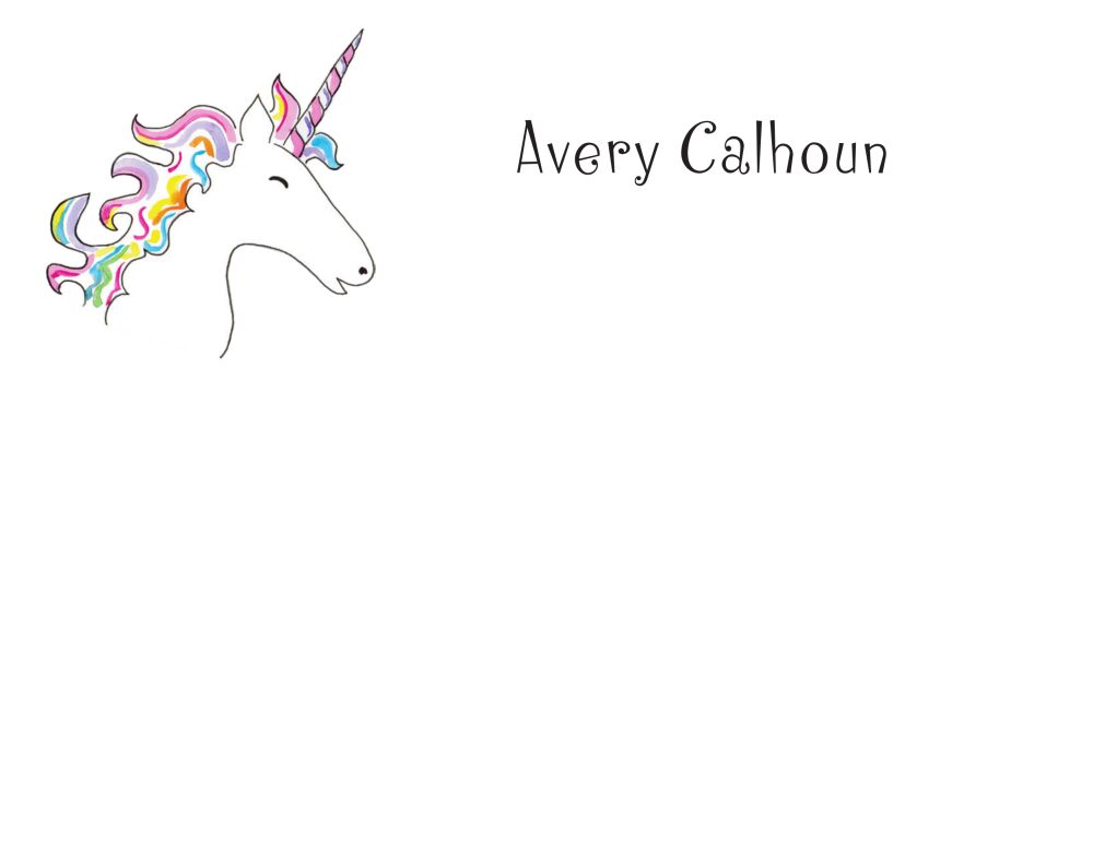 Unicorn Dream Flat Note
