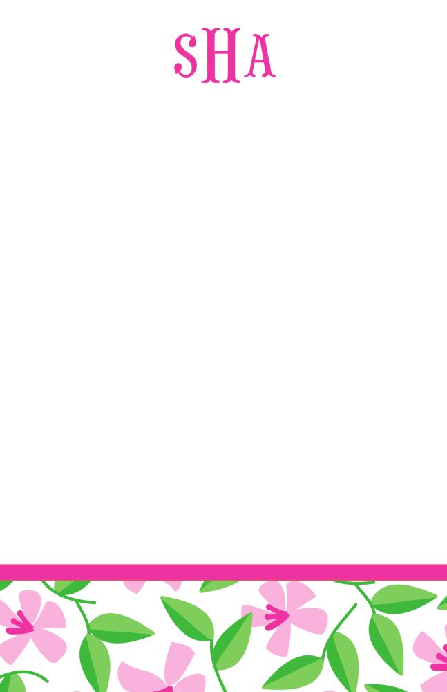 Pink Blossom Notepad