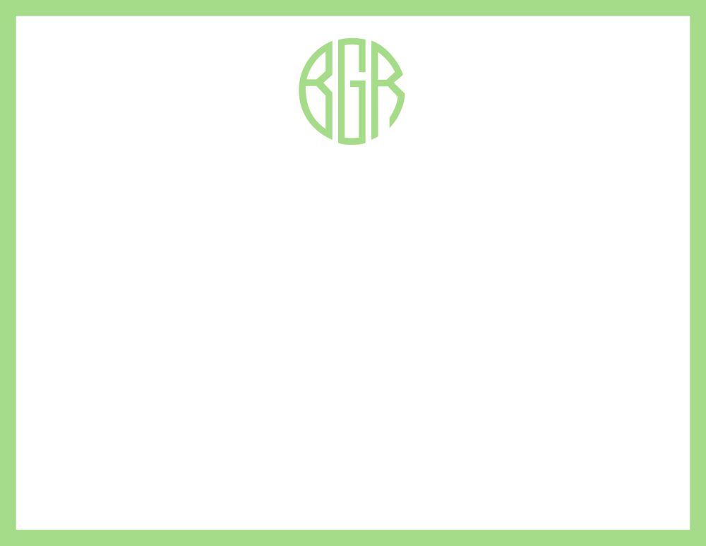 Peony Print Flat Note