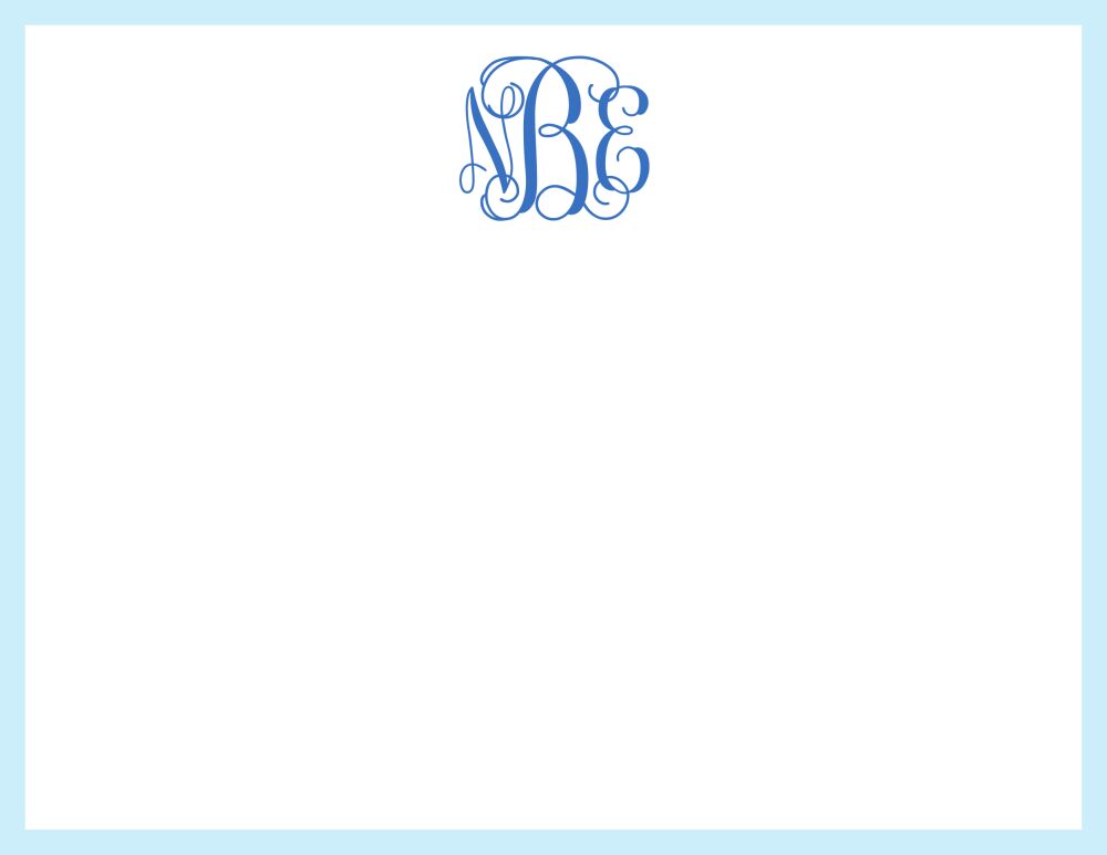 Seashell Print Flat Note