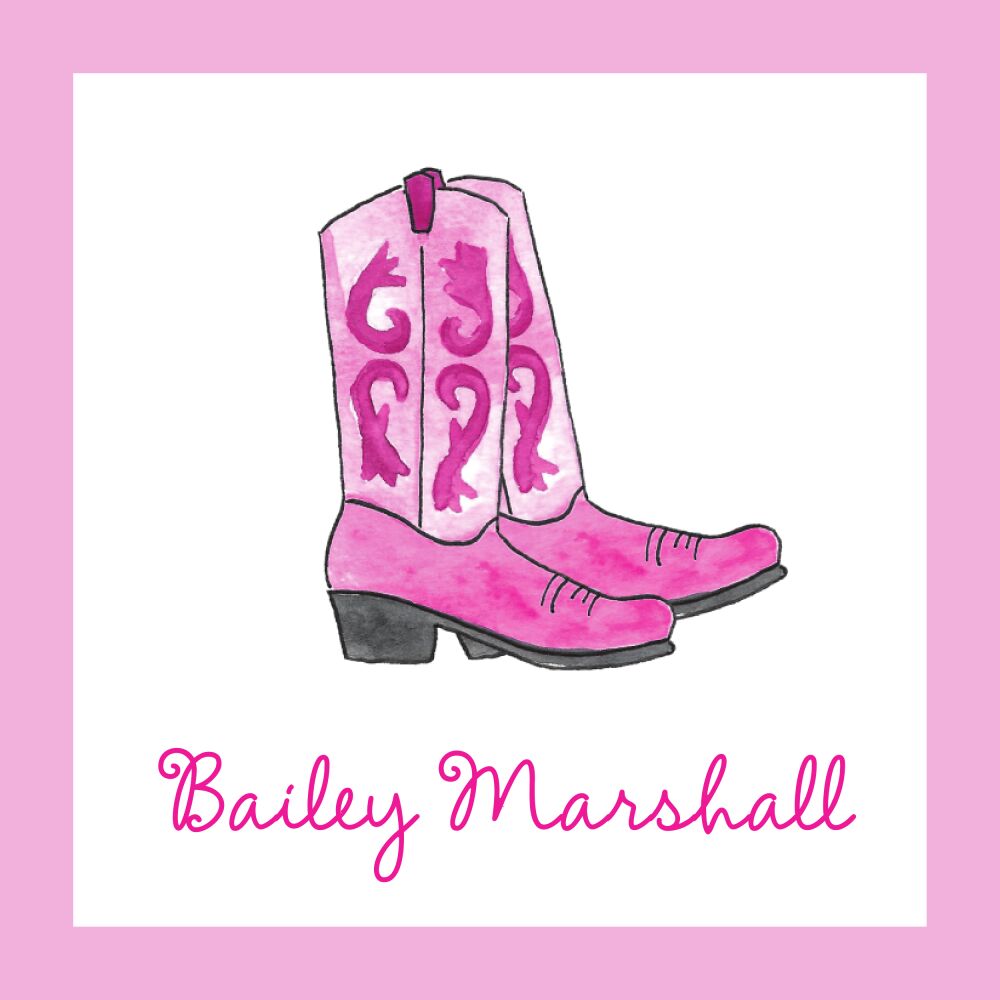 Cowgirl Boots Sticker