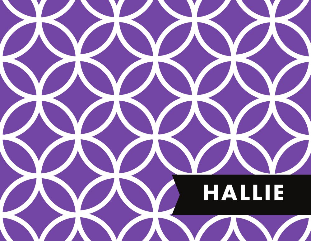 Lattice Posh Lilac Folded Note