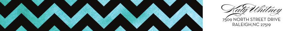 Tiffany Sophisticated Posh Wrap-Around Return Address Label