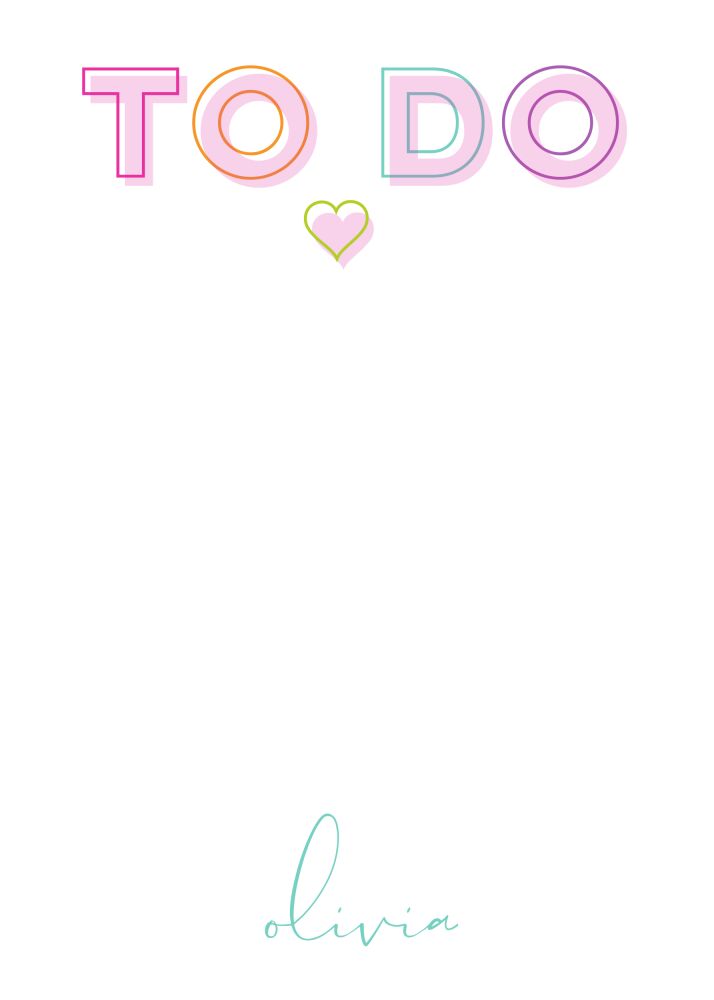 Big To Do Notepad