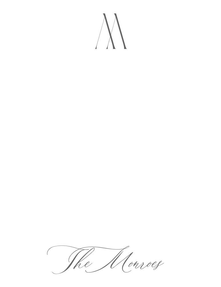 Our Initials Flat Note