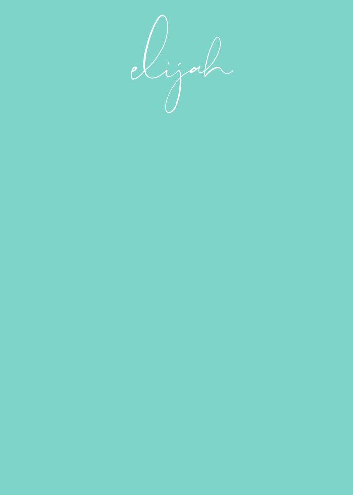 Simple Name Ocean Notepad