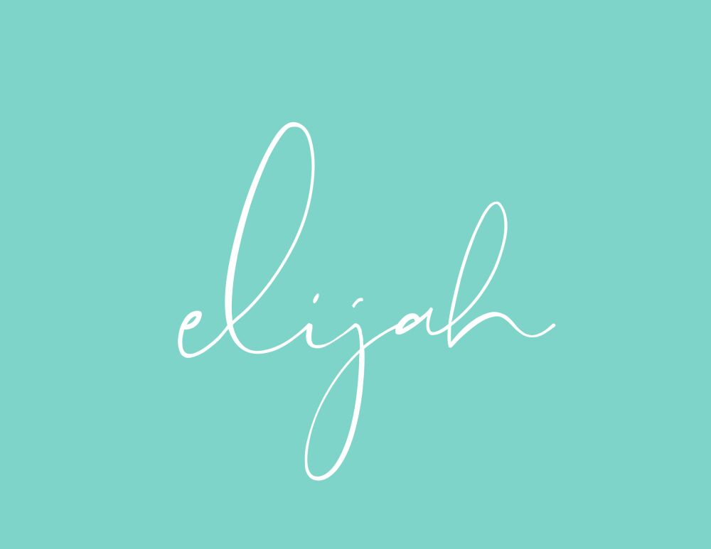 Simple Name Ocean Folded Note