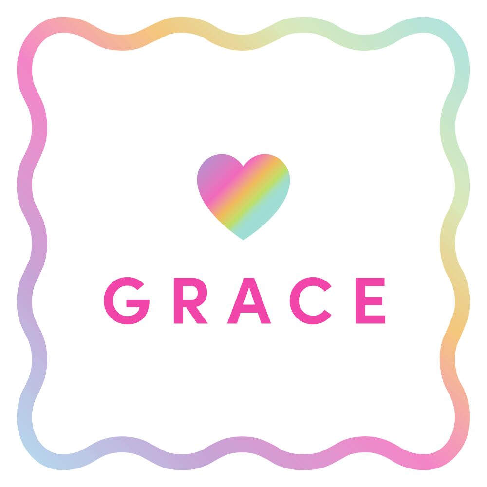 Rainbow Wave Border Gift Sticker