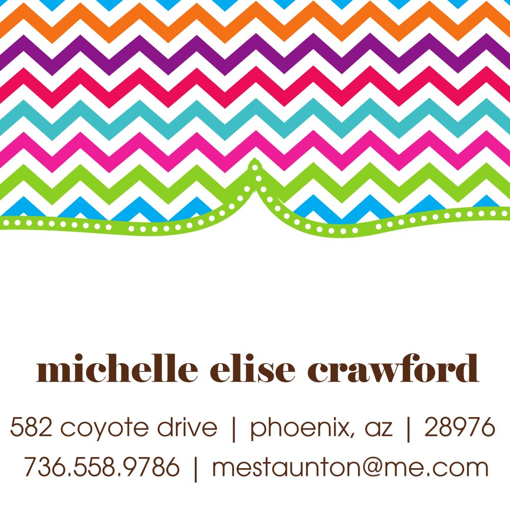 Multi-Color Chevron Sticker 