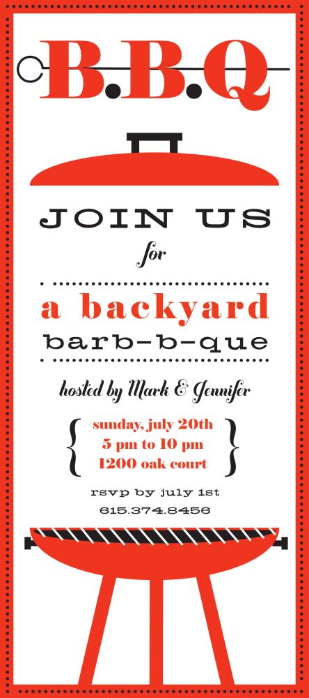 BBQ Invitation 