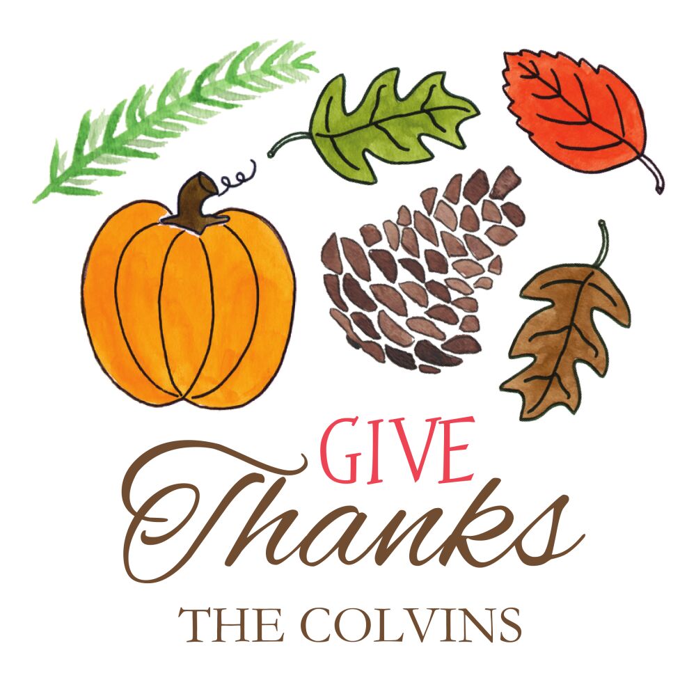 Give Thanks Sticker