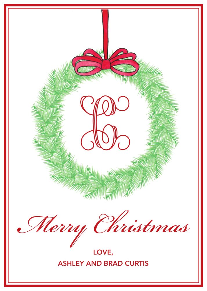 Winter Pine Holiday Greeting Card