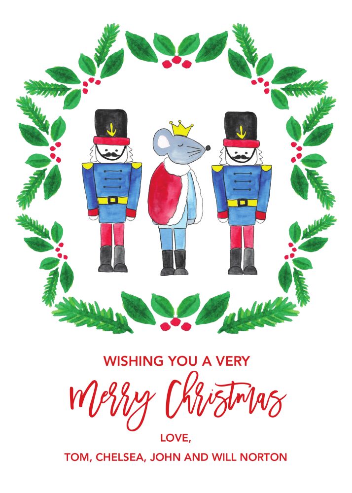 Nutcracker Holiday Greeting Card