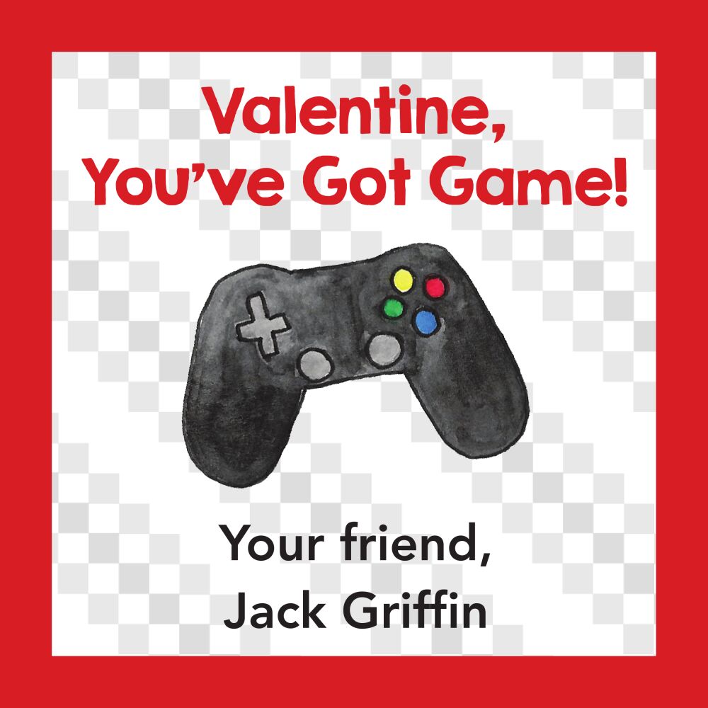 Gamer Valentine Card