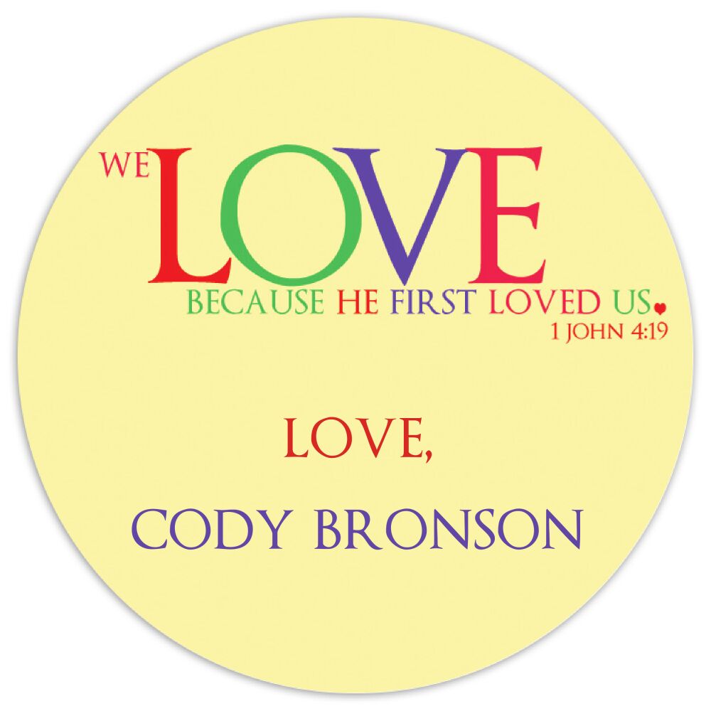 Valentine's Love Gift Sticker