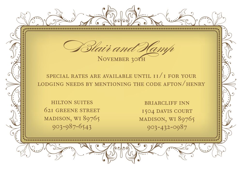 Ornate Frame Accessory Card