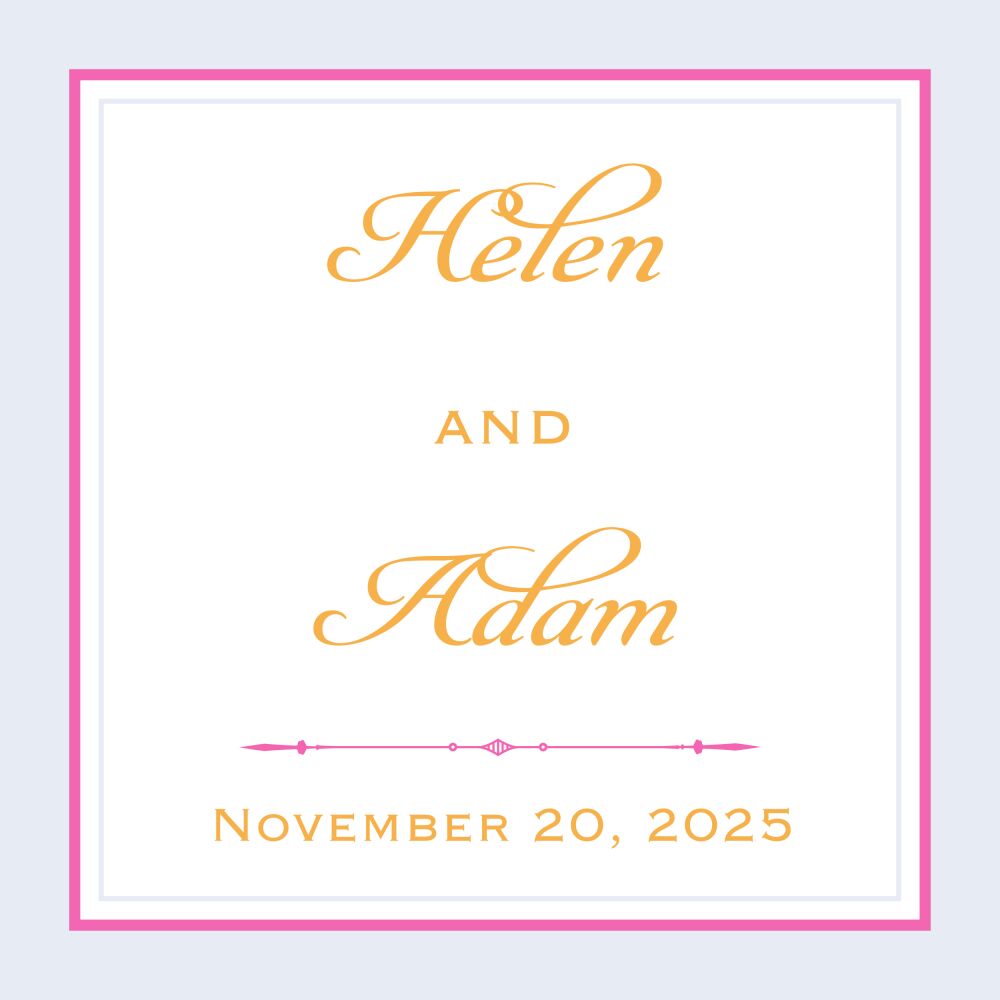 Simply Sophisticated Pale Gift Sticker