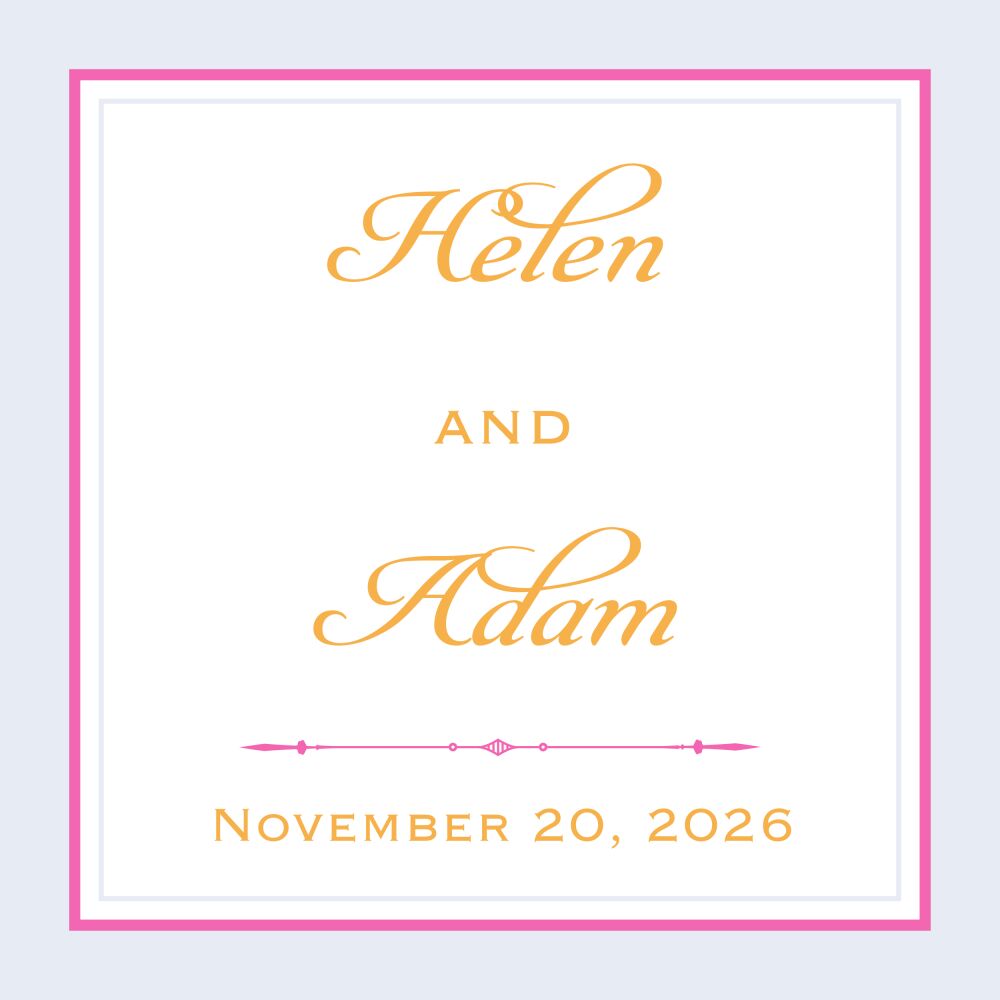 Simply Sophisticated Pale Gift Sticker